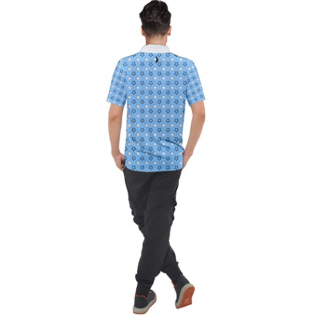 Bold-Star Polo in Pale Blue