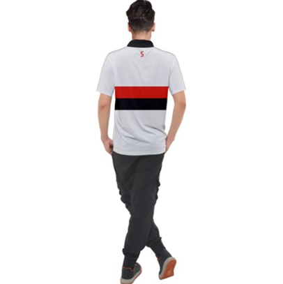 Club Polo in black/red