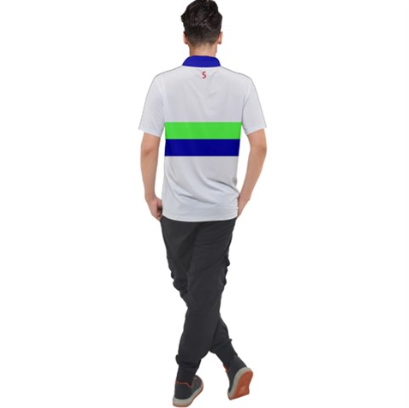 Club Polo in blue/green