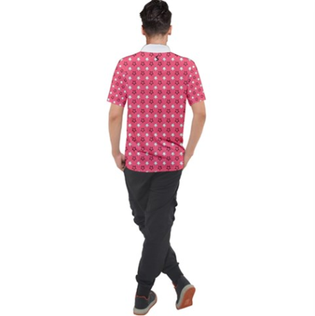 Bold-Star Polo in Peach