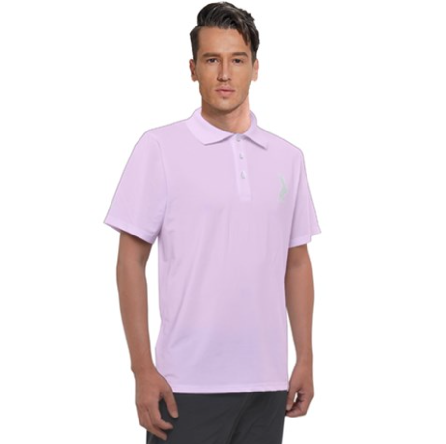 Fairway Polo in pale pink