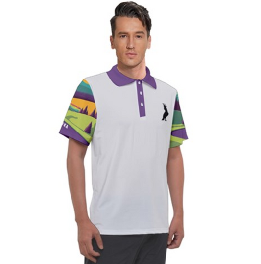 Sleeve Purple Road Polo