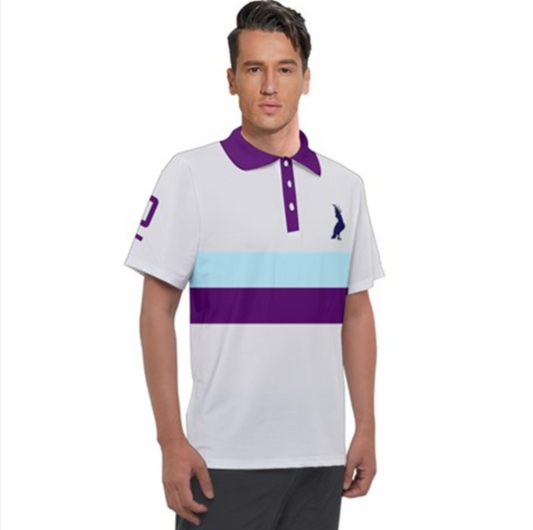 Club Polo in purple/blue