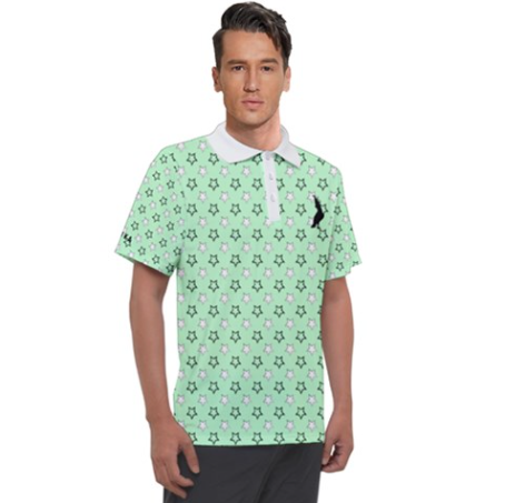 Bold-Star Polo in Pale Green